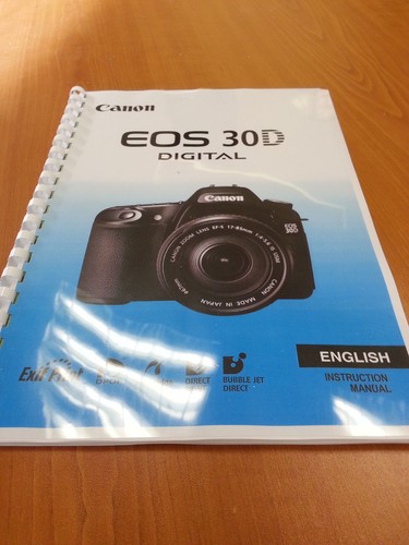 Canon eos 30d manuale - canon,
